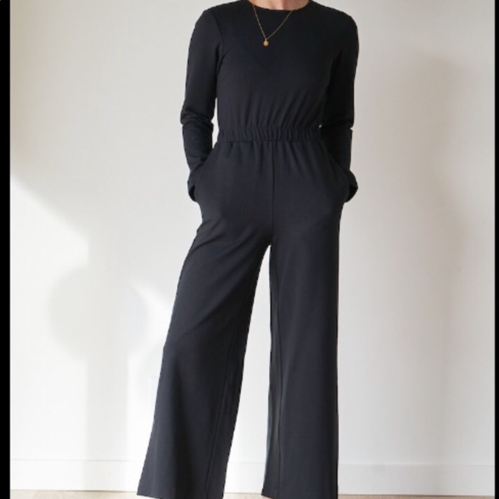 Leze The Lable Black Meri Jumpsuit